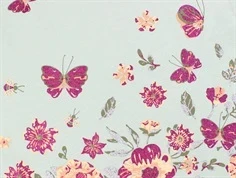 Name It silt green butterfly top